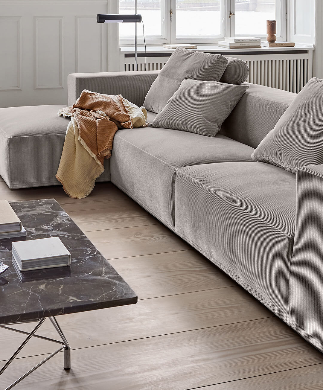 Eilersen Baseline sofa med spider bord.